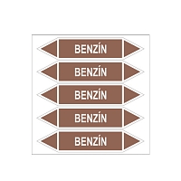 Značení potrubí, benzín
